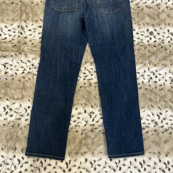 Women's Lucky Brand Sweet N Crop Dark Wash Jeans Mid Rise  Sz. 6/28 - Picture 5 of 9